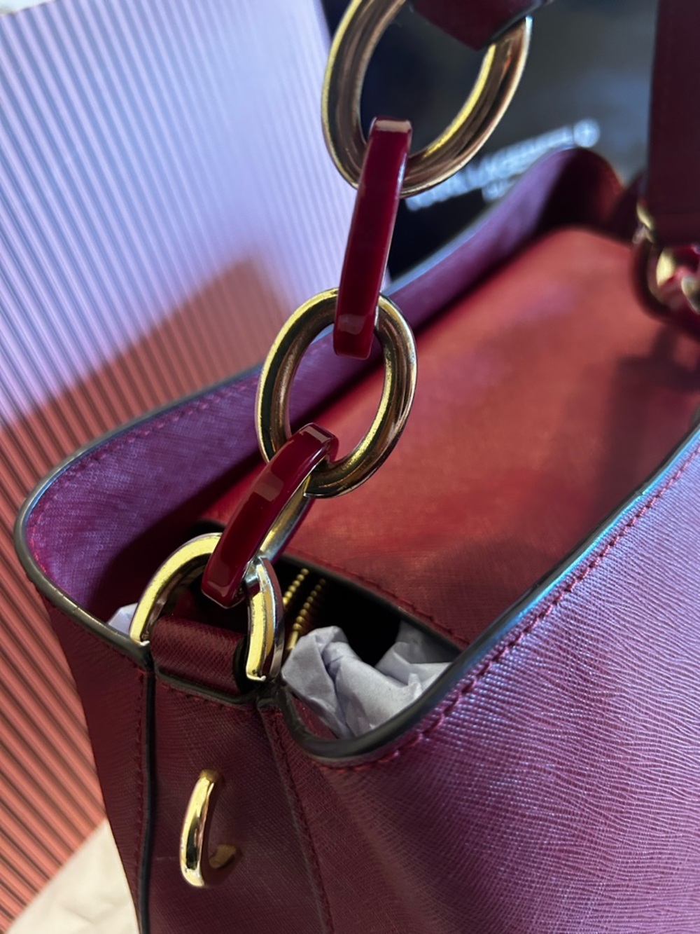 Michael Kors Red Purse & Watch Set | Giftable ❤️ - Picture 9 of 14
